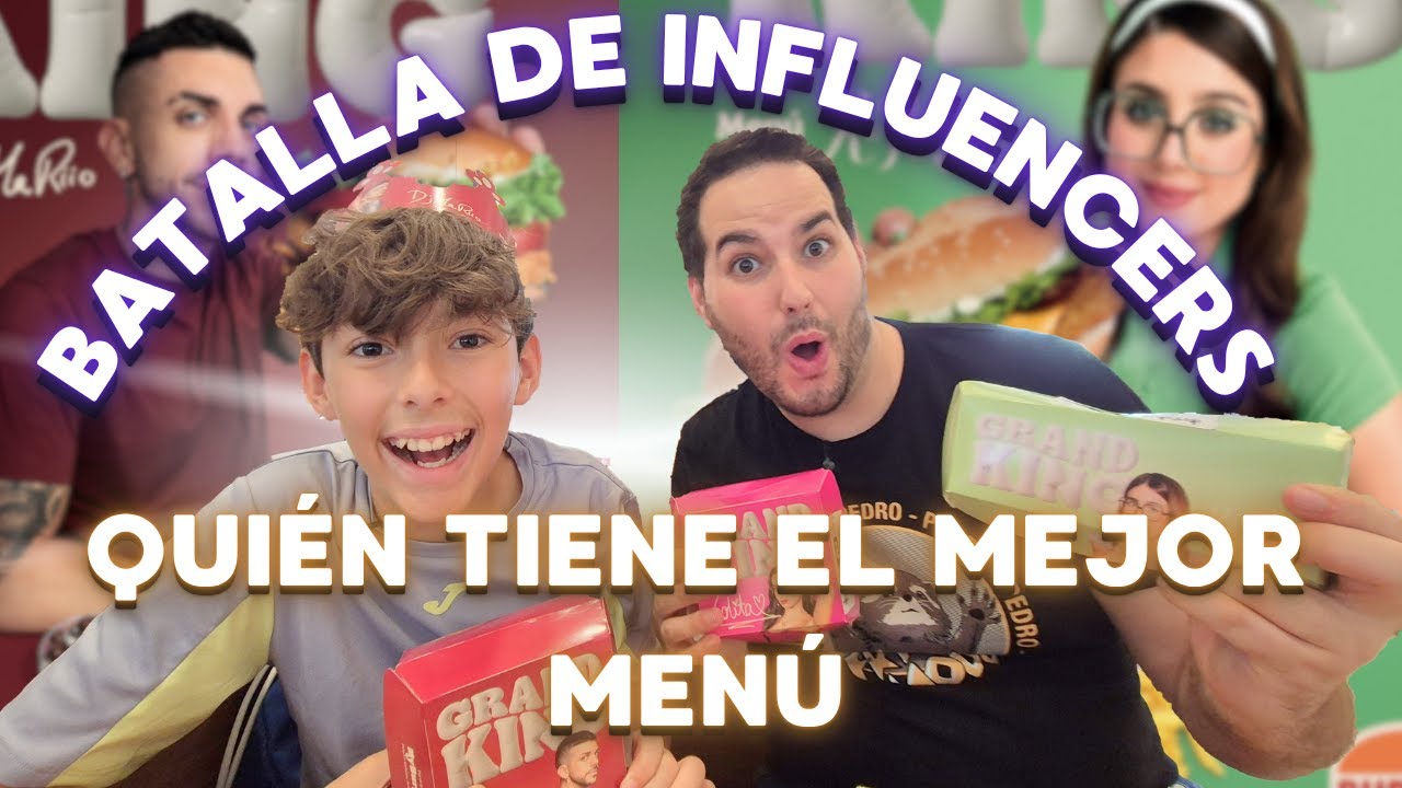 &iexcl;Men&uacute;s Influencer en Burger King! &iquest;Valen la Pena?