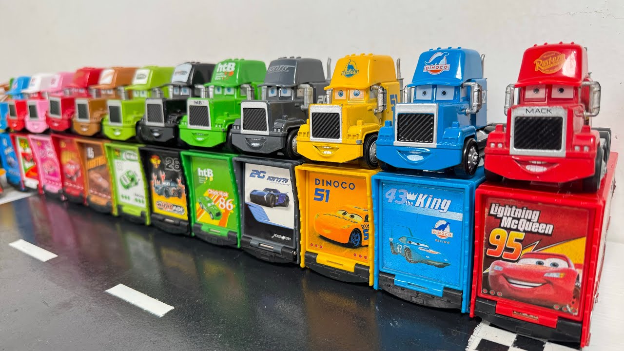 Disney Pixar Cars Unboxing Review | Full Lightning McQueen, Tow Mater, Doc Hudson, Sally, Mack