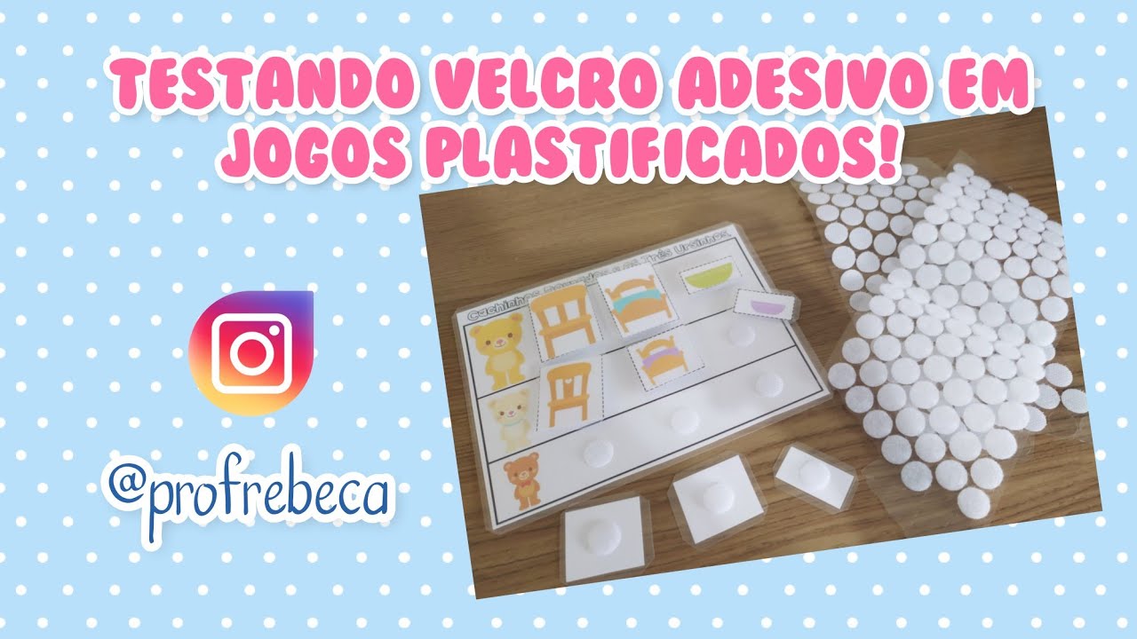 MELHOR VELCRO para jogos plastificados! 😍