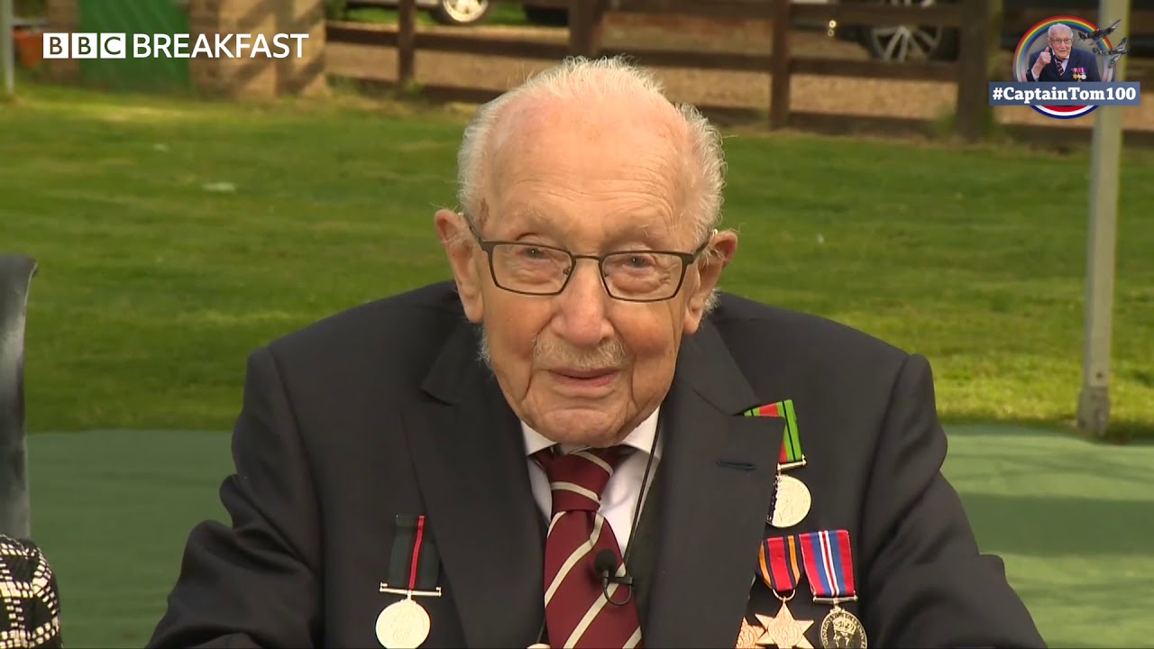 This is how BBC Breakfast celebrated Captain Tom Moore's 100th birthday