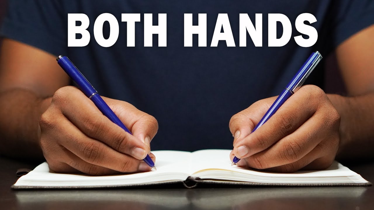 Learning to write with my Both Hands