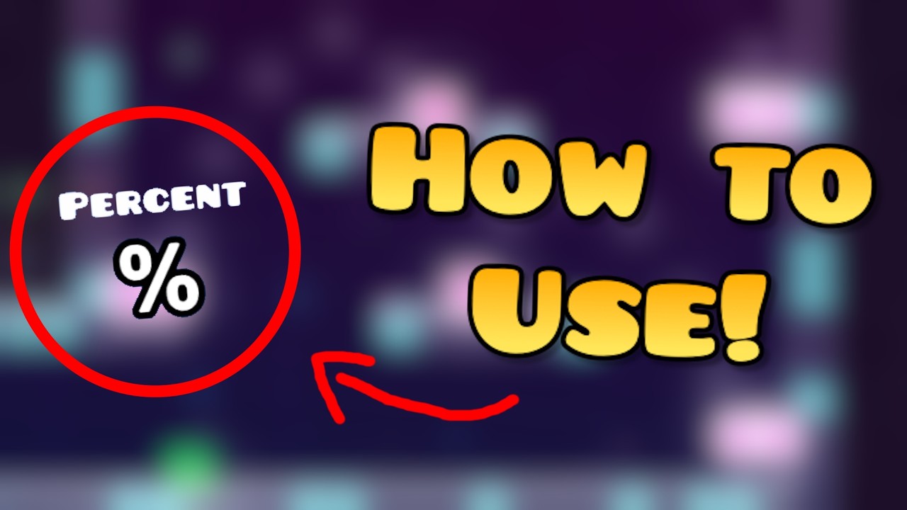 How to Use the Percentage Trigger | Geometry Dash 2.209 Tutorial