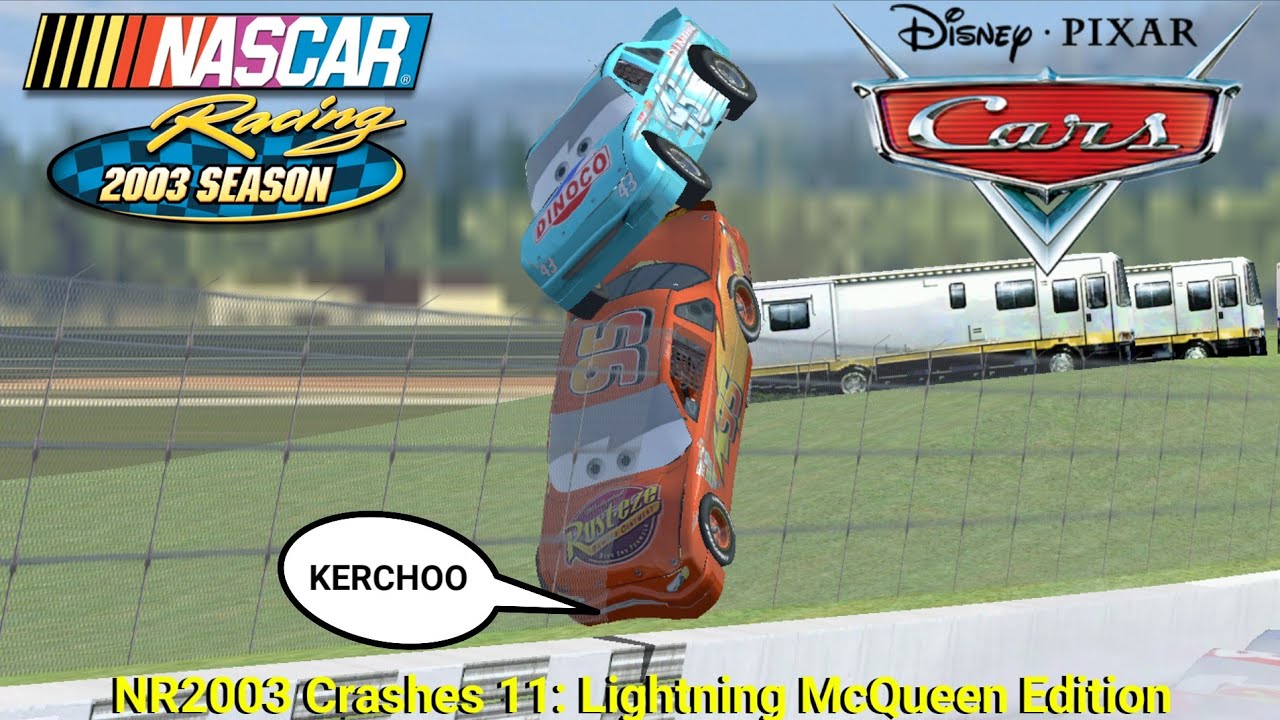NR2003 Crashes 11: Lightning McQueen Edition