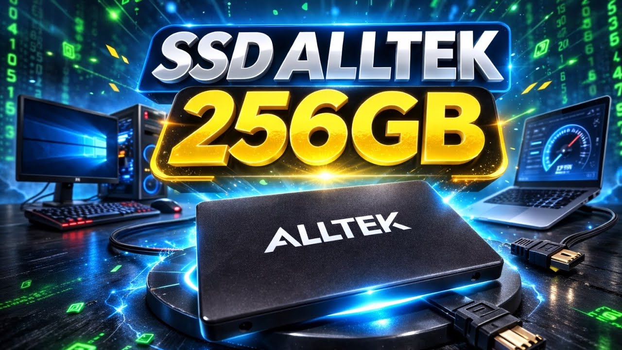 😳 SSD ALLTEK 256GB: INSTALEI NO MEU PC ANTIGO… OLHA O QUE ACONTECEU! 