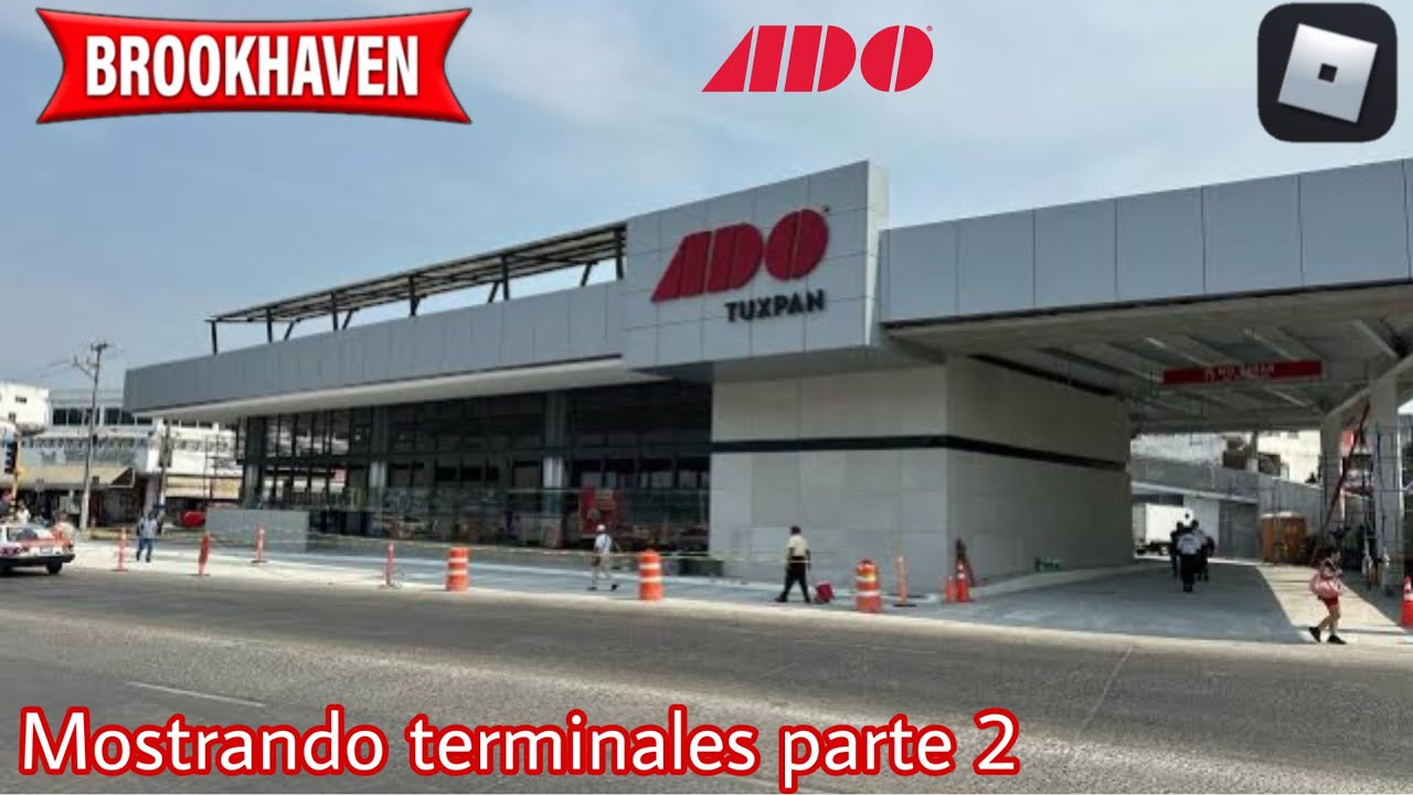 Mostrando Terminales en Brookhaven parte 2 #autobus #brookhaven 