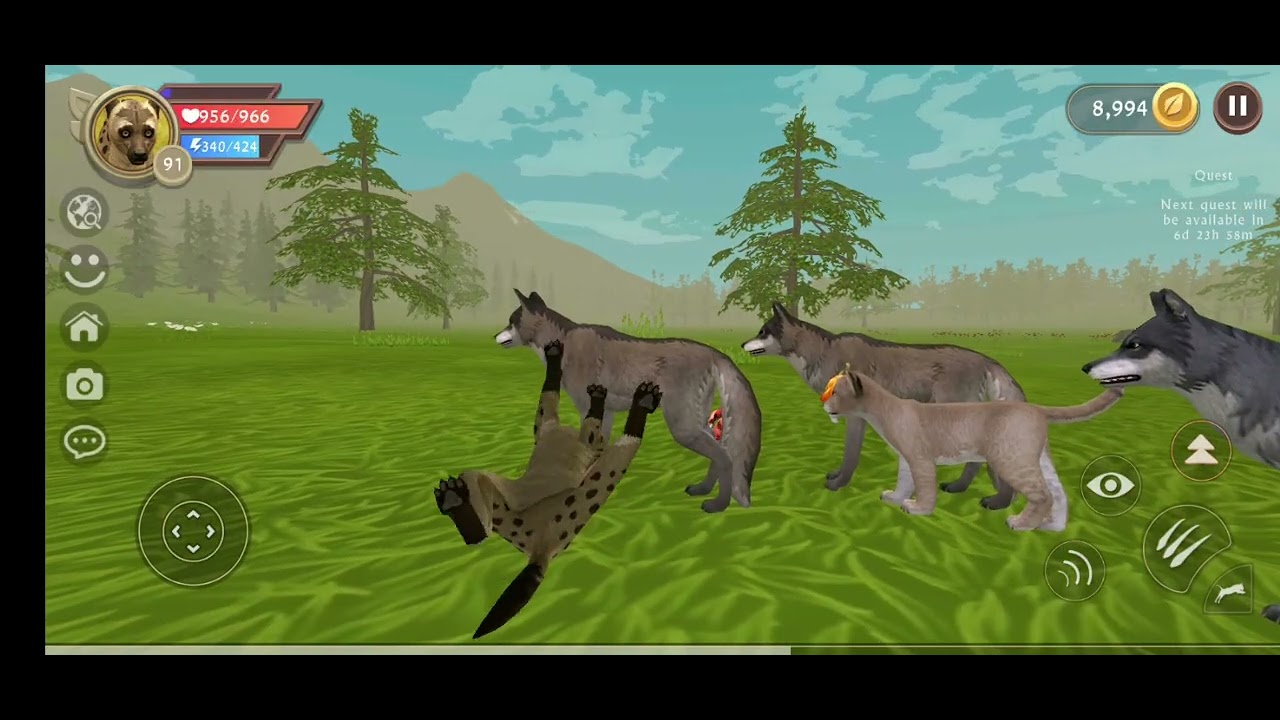 Wolf gameplay #funnyshorts #love #nature #travel  #short #funny #motivation #gaming #gameplay #video