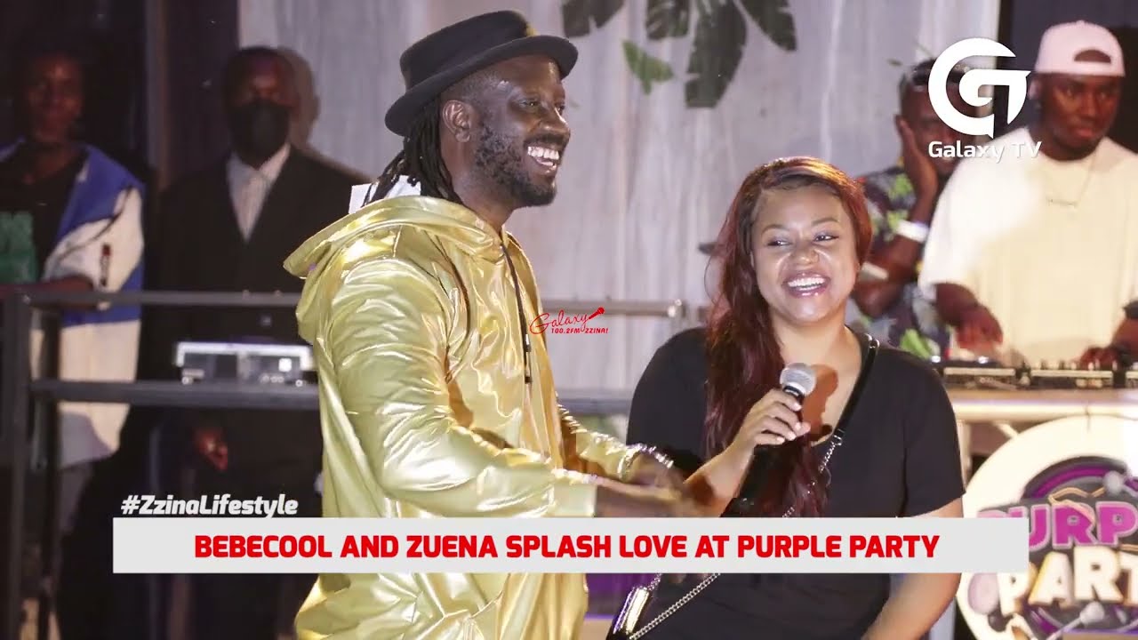 Zuena Showers Bebe Cool with Love at Purple Party