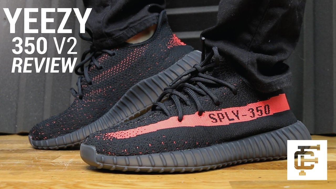 YEEZY BOOST 350 V2 BLACK RED REVIEW