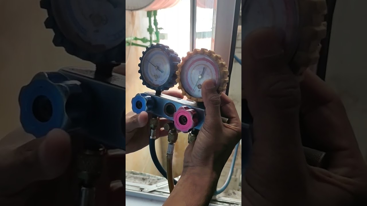 R410a Gas top up kaise karte hai 