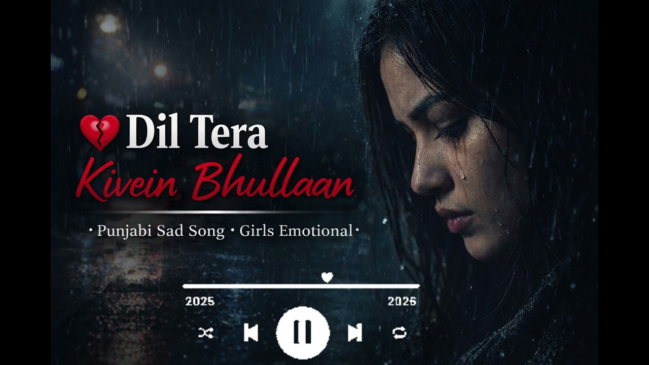 Dil Tera Kivein Bhullaan 💔 | Punjabi Sad Song | Girls Emotional Song | Heart Touching