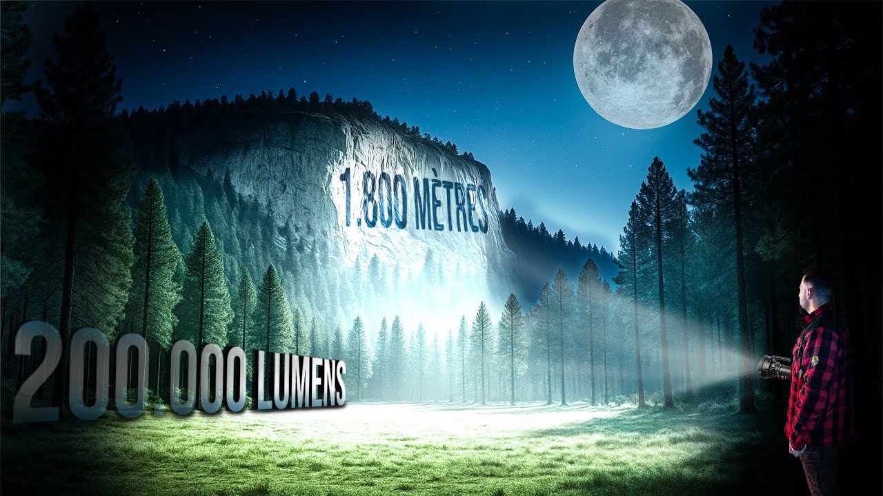 Je teste la lampe la plus puissante du monde – Imalent MS32 (200 000 lumens !)