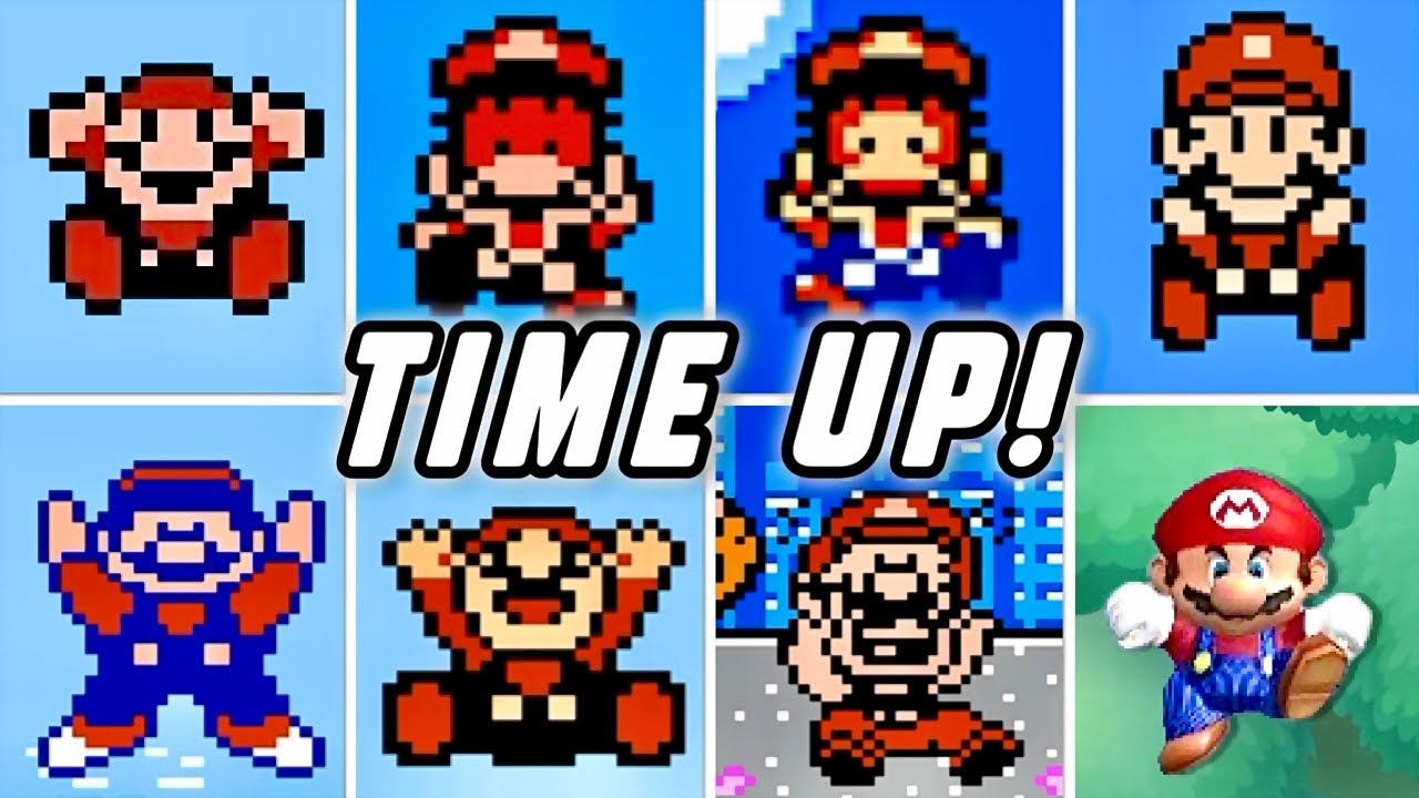 Super Mario NES Bootlegs & Hacks TIME-UP Screens - 4K