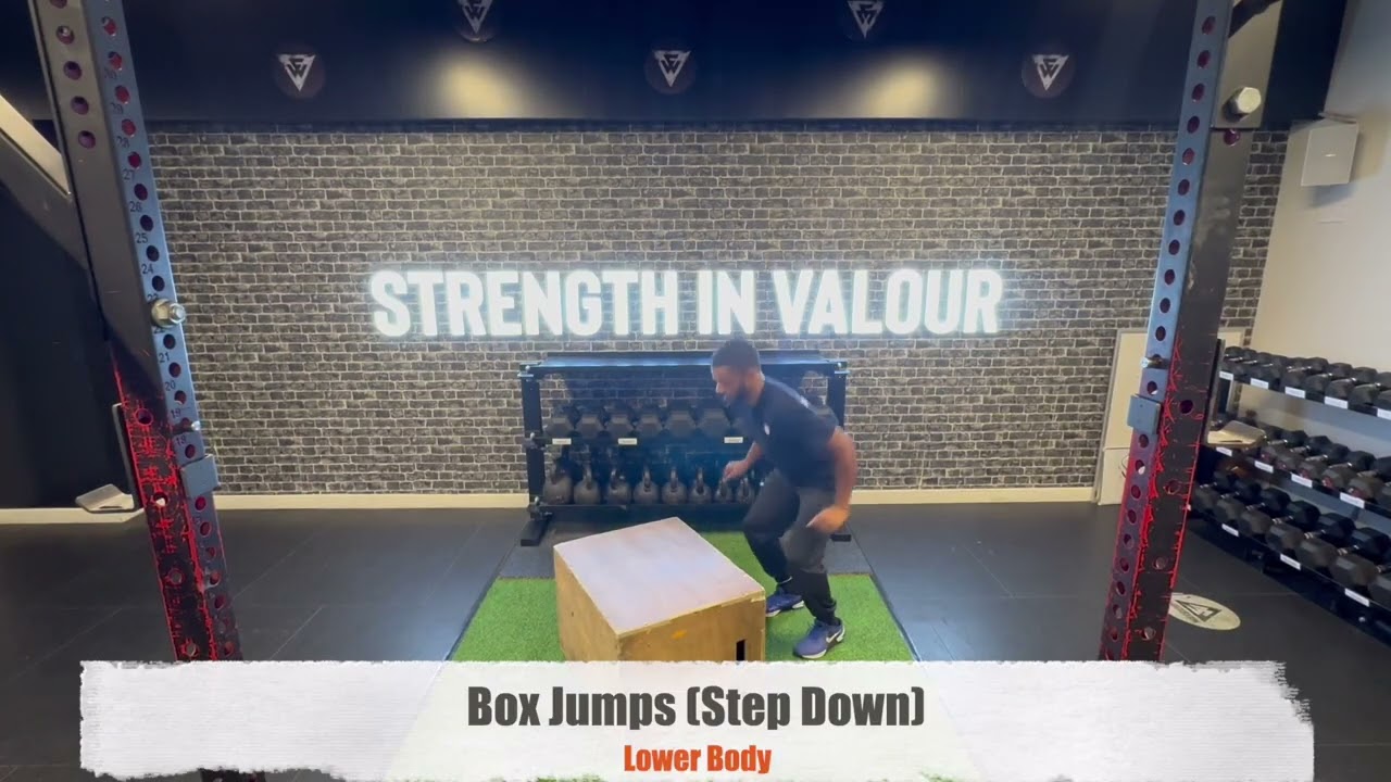 Box Jumps Step Down