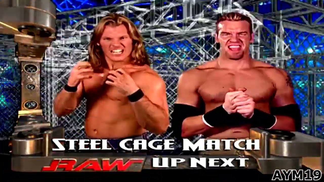 Chris Jericho vs Christian Steel Cage RAW 5/10/2004 Highlights