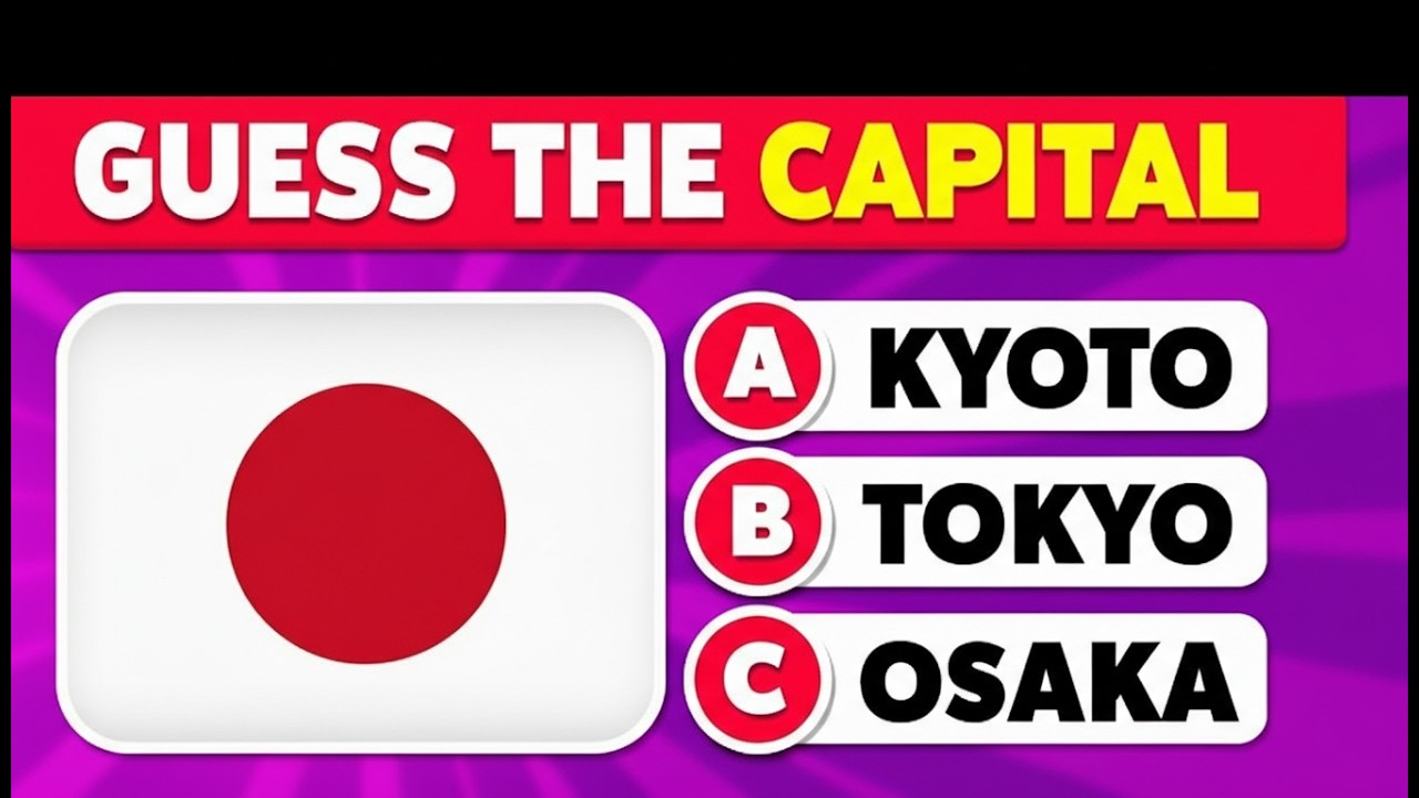 99% FAIL This Capital City Quiz! 🌍 30 Geography Questions