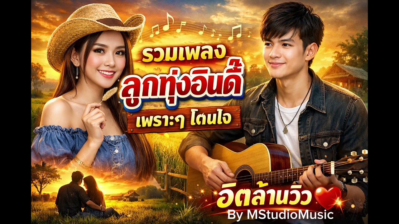 EP.23[ฟังเพลงลูกทุ่งอินดี้ยาวๆ] ขับรถทางไกล|กินเหล้า -MStudioMusic
