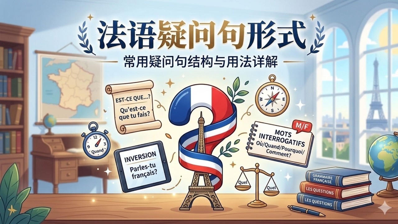 法语疑问句 | 从最基础开始复习法语