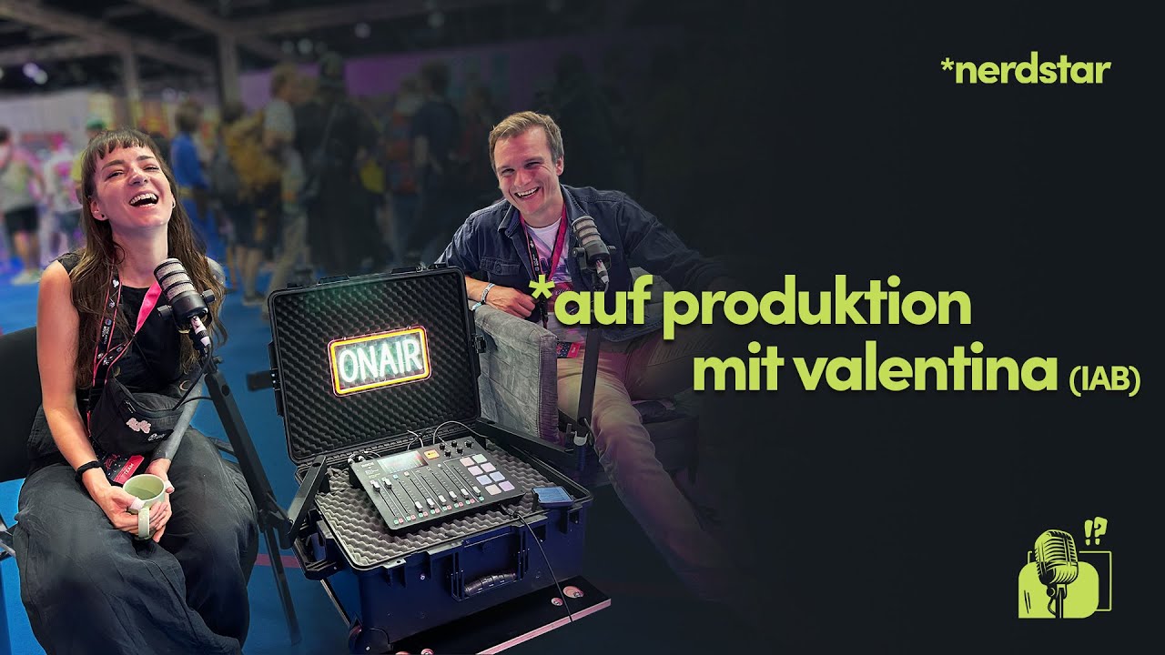 *auf produktion mit Valentina Birke von der Indie Arena Booth