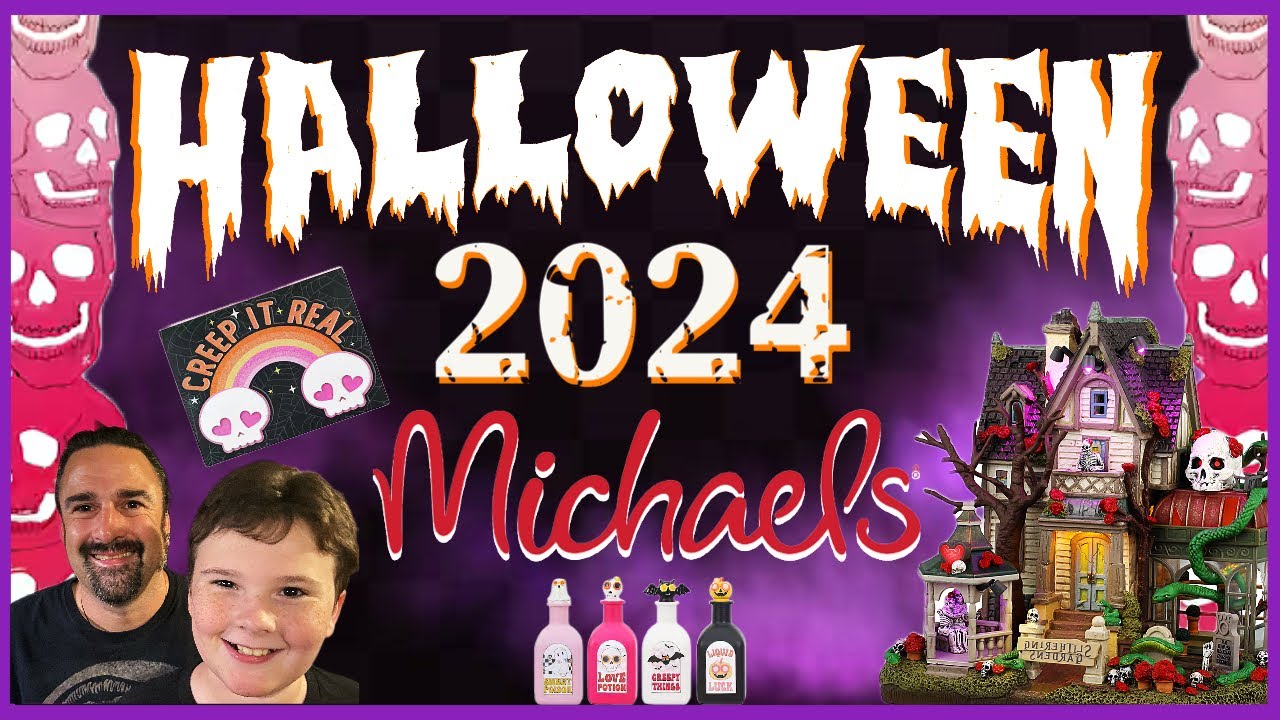 Michaels Halloween 2024 New Decor Shopping Walkthrough! Lemax Spooky Town Code Orange Shop With Me!