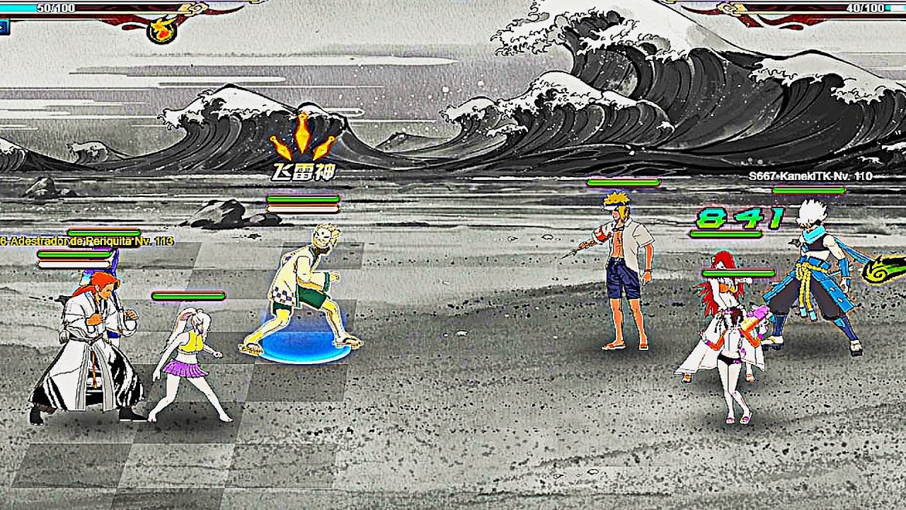Without META NINJAS!! on the Semifinals of Space-Time in Brazilian Server | Naruto Online