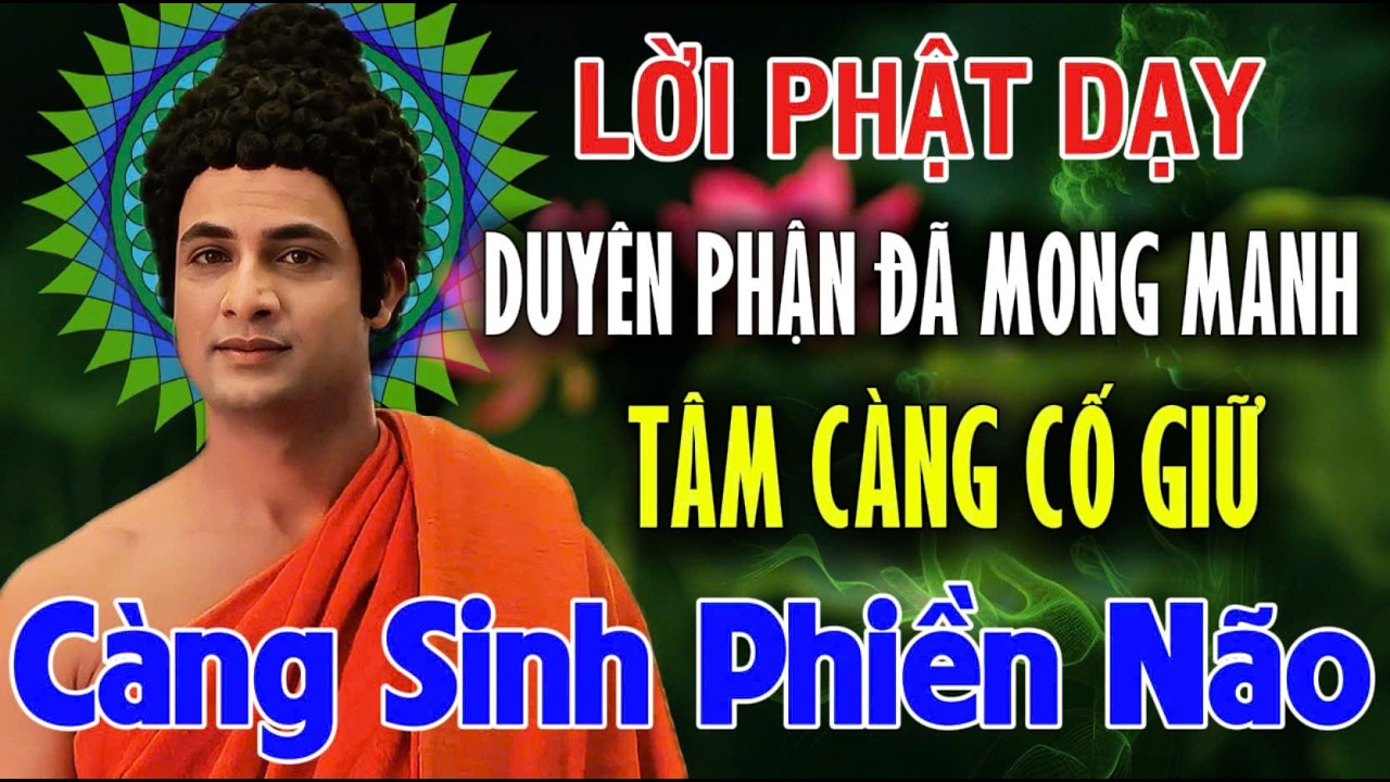 LỜI PHẬT DẠY: Duyên Phận Đã Mong Manh, Tâm Càng Cố Giữ Càng Sinh Phiền Não | AN TỊNH BẢO