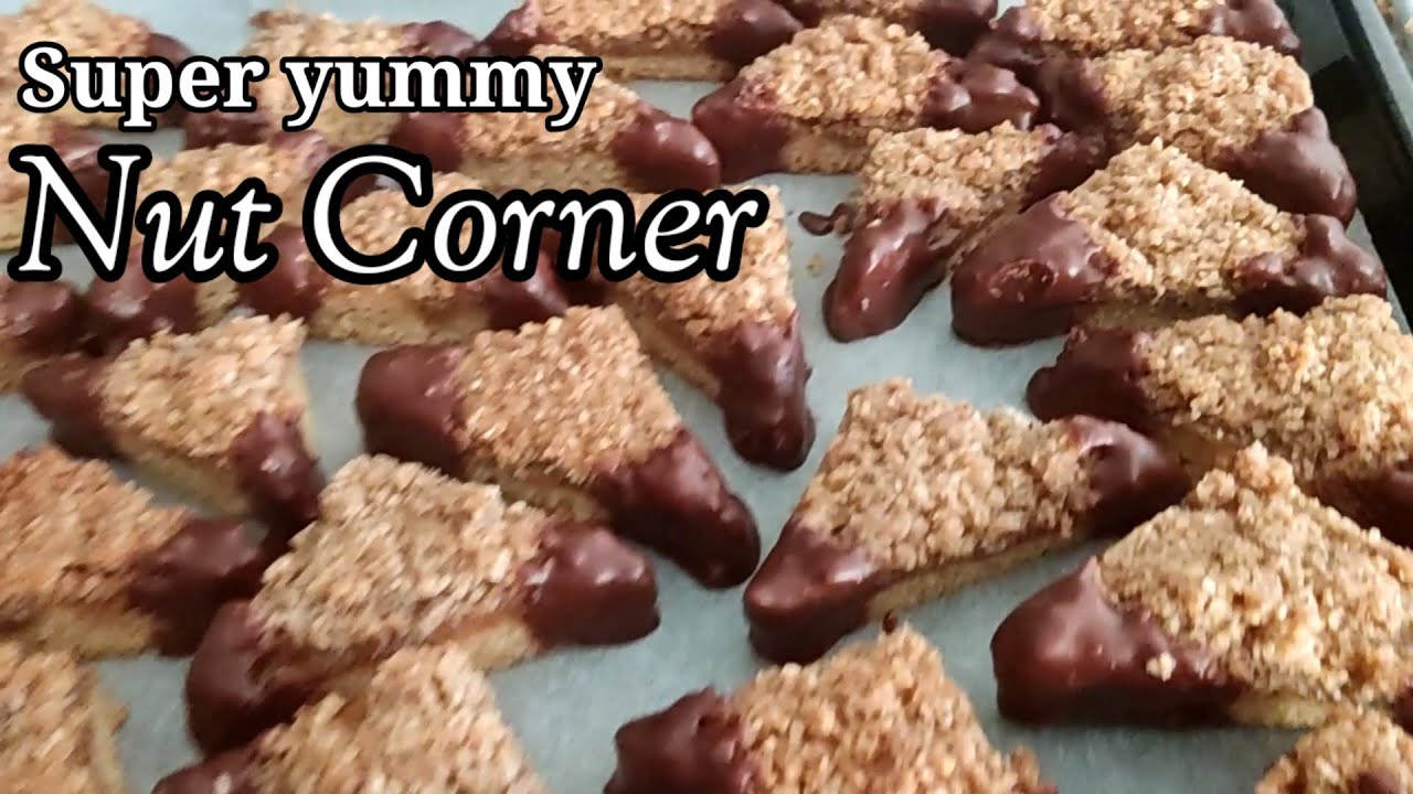 Nussecken Rezept/How to make Nut Corner/nussecken