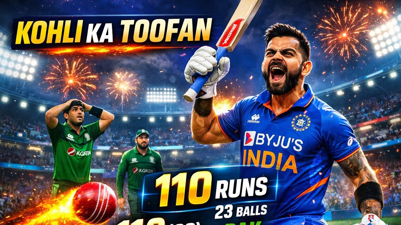 🔥 23 Ball = 110 Run | Virat Kohli vs Pakistan | Real Cricket Gameplay
