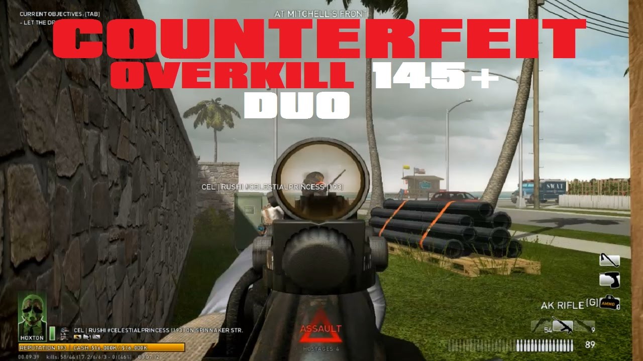 PayDay: The Heist - Counterfeit Overkill 145+ Duo