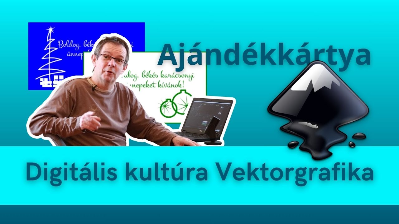 Vektorgrafika - Ajándékkártya (gyakorló feladat)