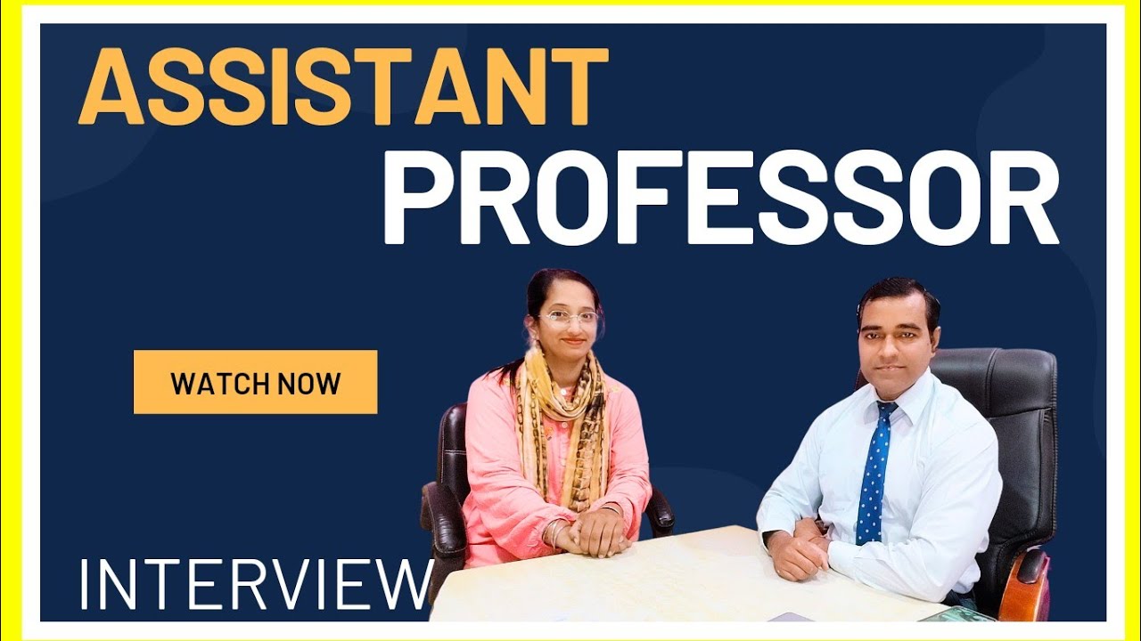 Assistant professor interview l Self introduction for Assistant professor interview l PD Classes