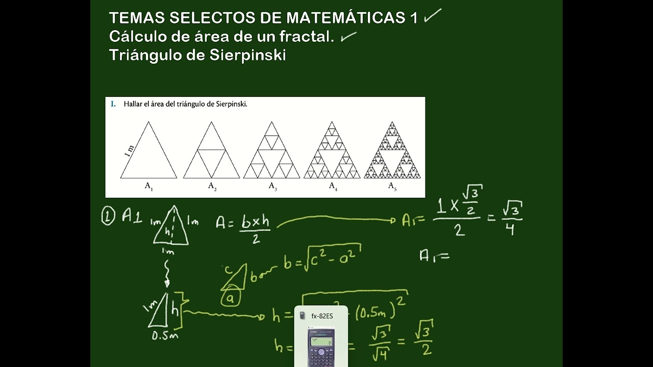 TEMAS SELECTOS DE MATEMÁTICAS 1 ÁREA DE UN FRACTAL