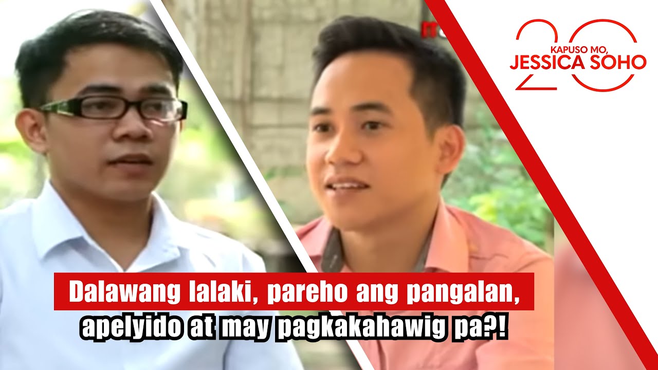 Dalawang lalaki, pareho ang pangalan, apelyido at may pagkakahawig pa?! | Kapuso Mo, Jessica Soho