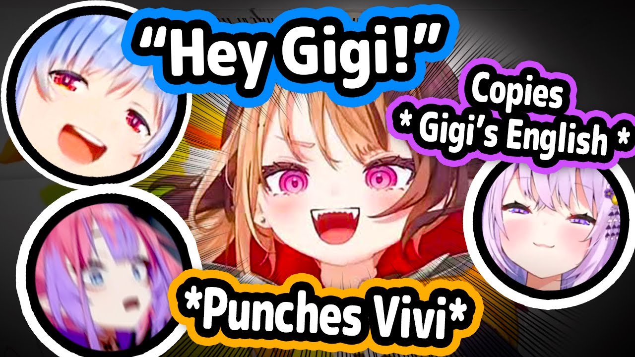 HoloJP Trying To Speak English With Gigi Is Too Cute and Wholesome【Hololive】