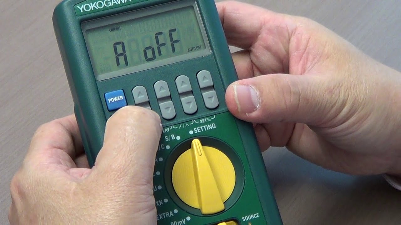 How to calibrate UT35A using CA320 TC Calibrator