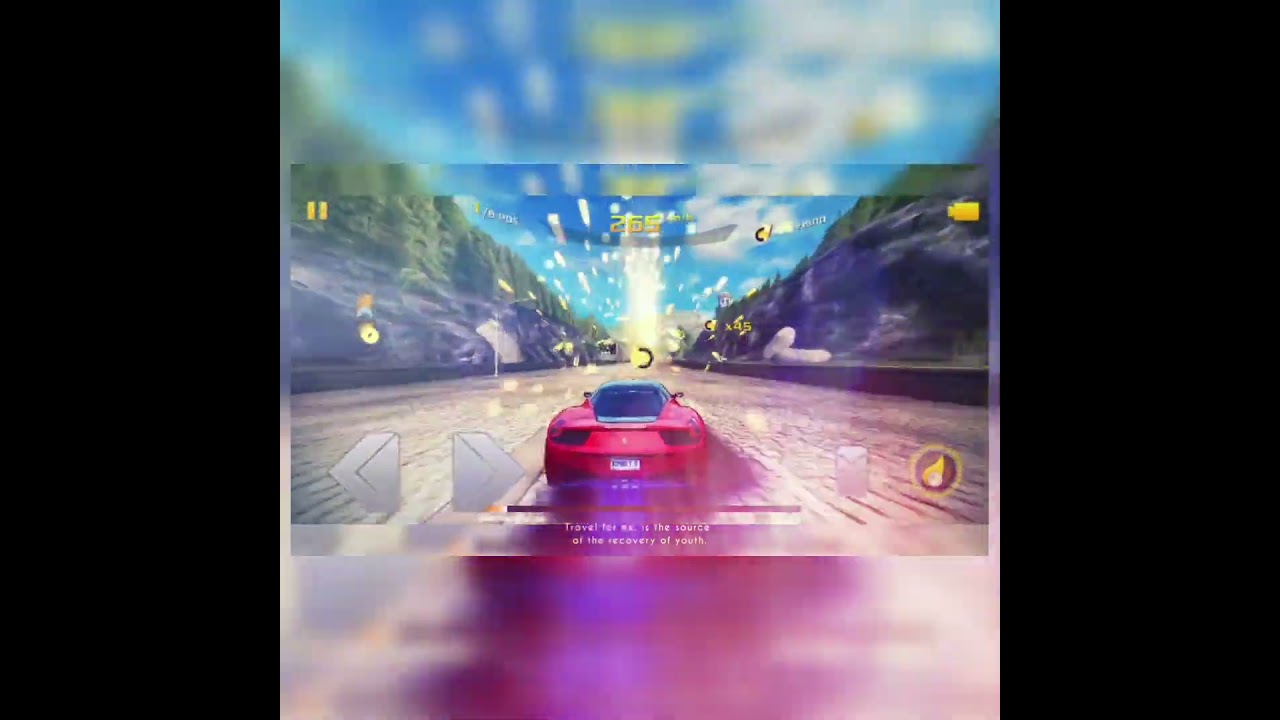 A real car game in Android phone 