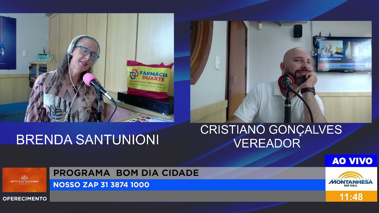VEREADOR CRISTIANO GONÇALVES/; Estacionamento rotativo, estradas rurais e mais...