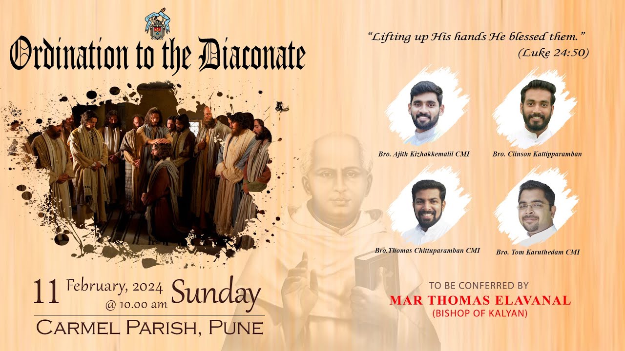 Diaconate Ordination 2024 | Carmel Vidya Bhavan, Pune | 11 February 2024