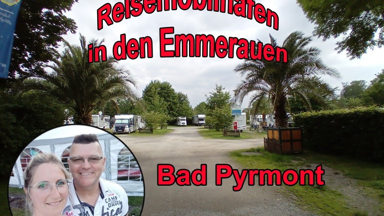 Bad Pyrmont. - Womostellplatz in den Emmerauen