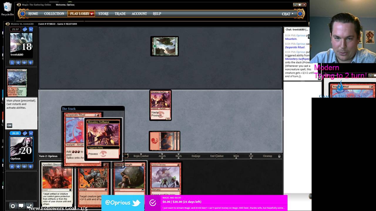 TURN 2 KILL in MODERN!