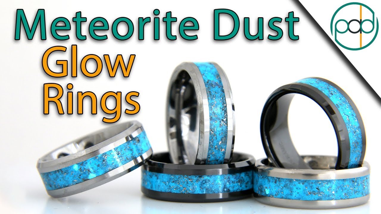 Making Ceramic Glow Rings with Meteorite and Copper Dust