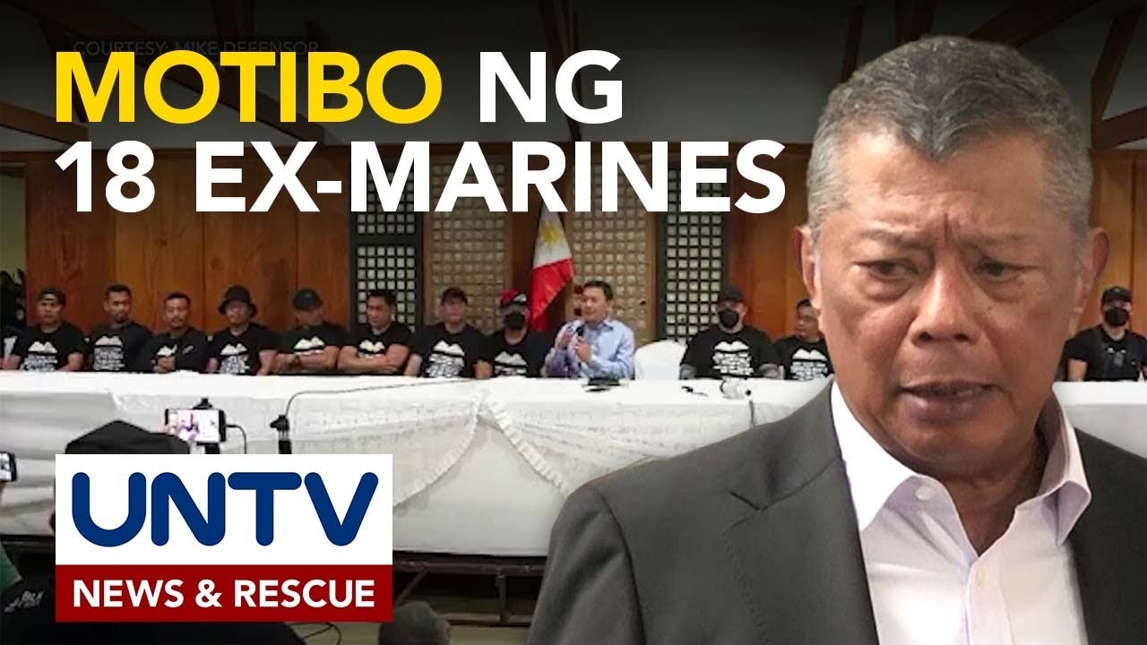 Politika at panghihikayat na mag-aklas, dahilan ng paglantad ng 18 ex-marines - Omb. Remulla