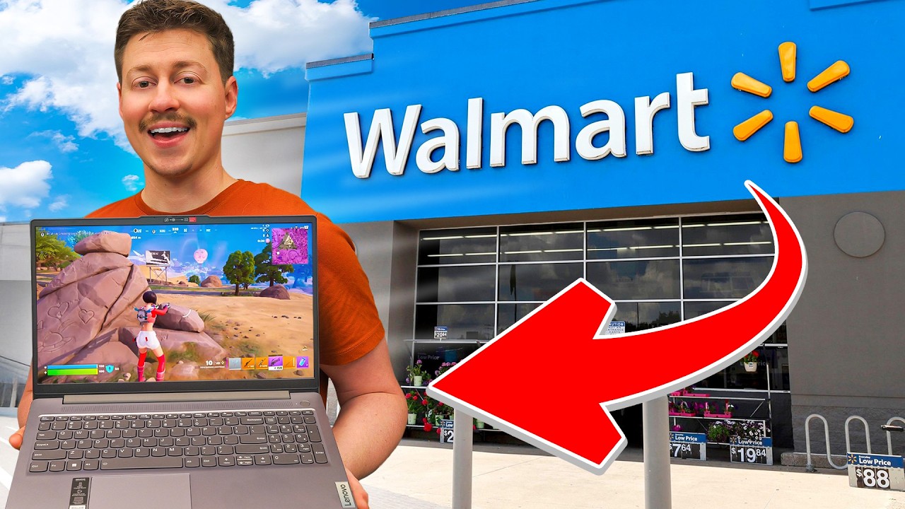 Buying Walmart's CHEAPEST Laptop For Gaming - Lenovo 3i