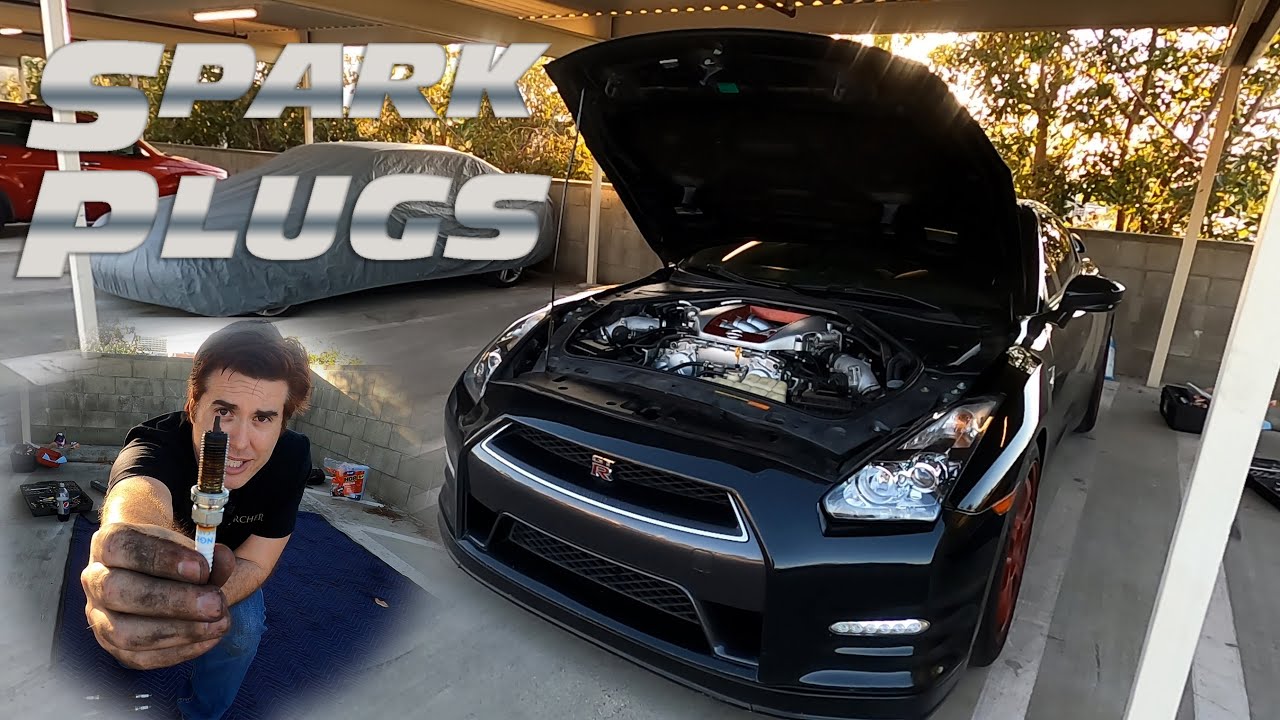 MAINTINANCE ON A NISSAN R35 GTR: SPARK PLUGS