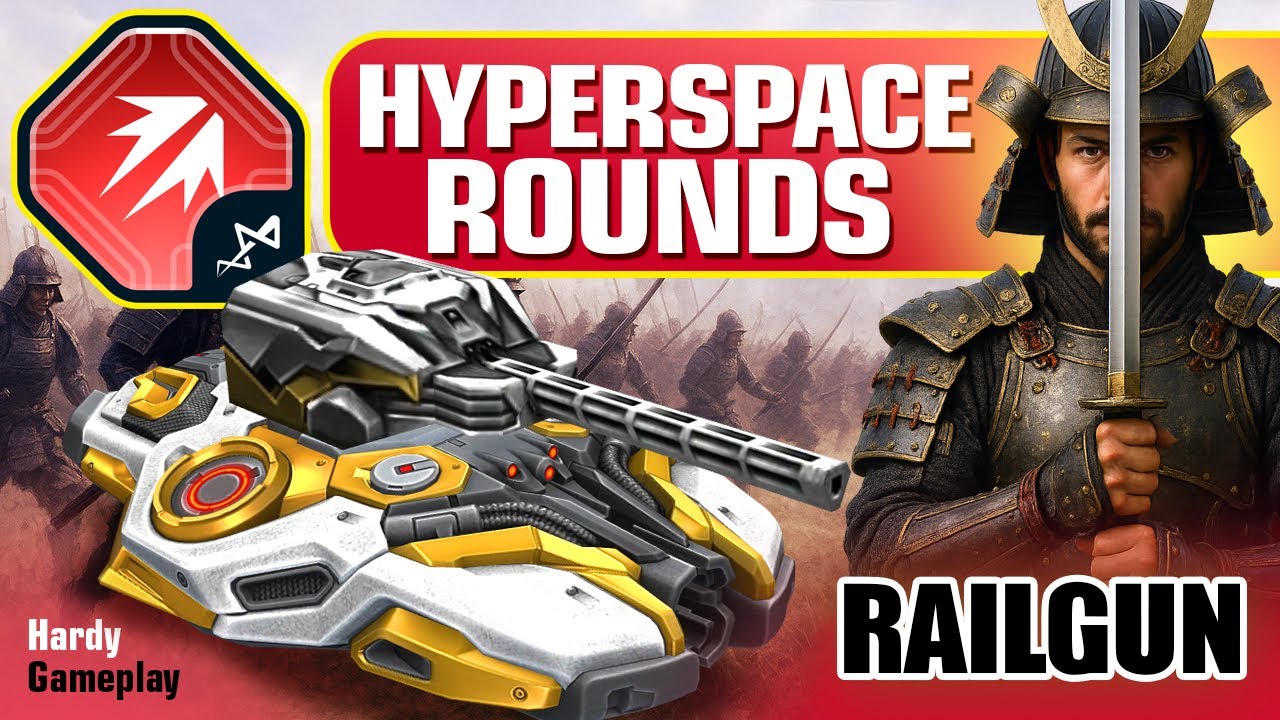 Railgun Hyperspace Rounds & Crusader Excelsior + Booster 👊 Hardy || Tanki Online 2025 (Gameplay)