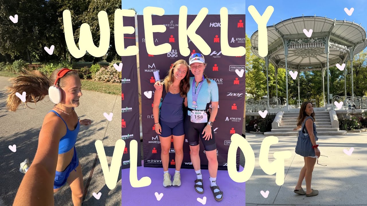WEEKLY VLOG !! SURPRISE TRIP TO FRANCE, IRONMAN 70.3 VICHY & CATCHING UP!! | ELIN JONES