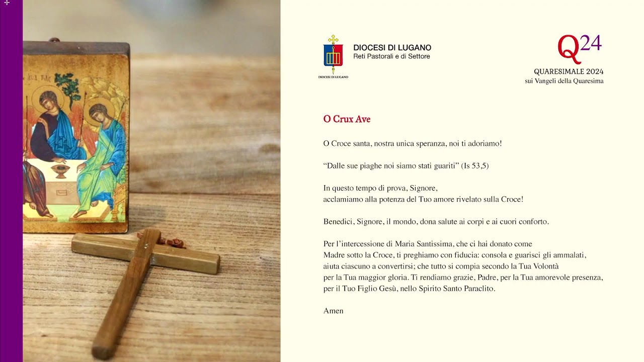 Tu ridai vita alla mia polvere - Quaresimali 2024 Diocesi di Lugano - Biasca