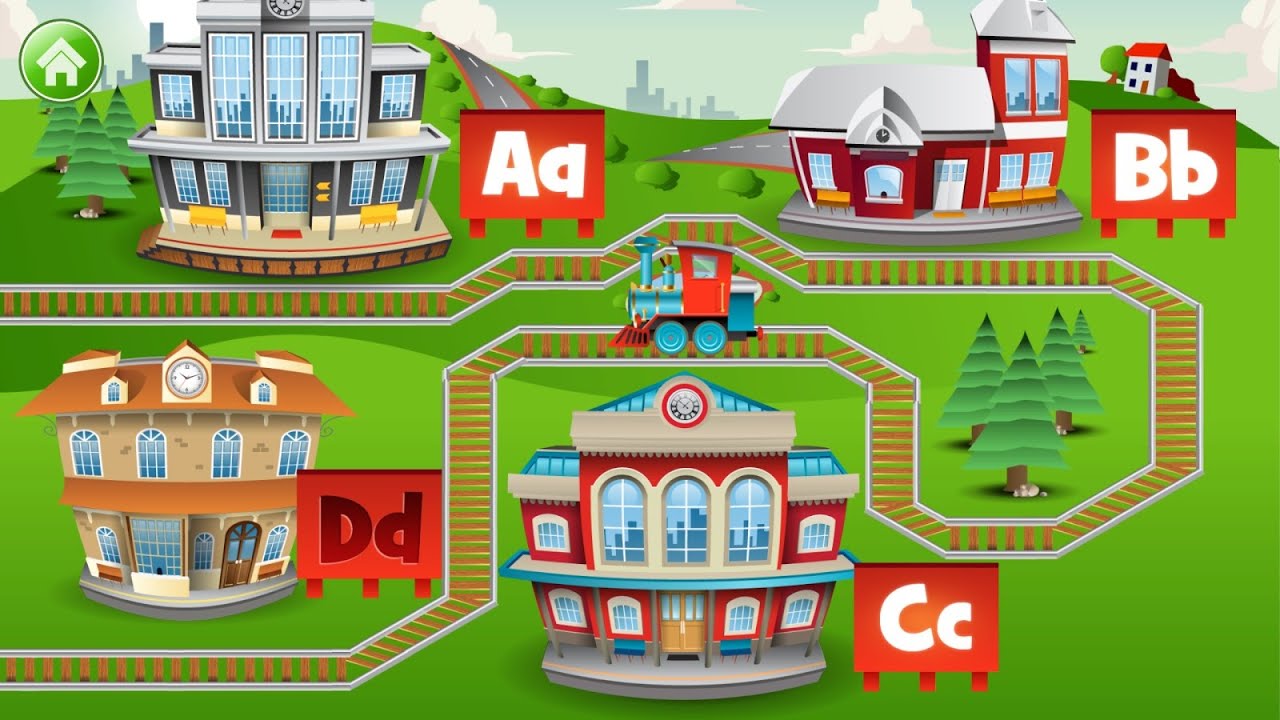 ABC Letter Trains Educational Education 
