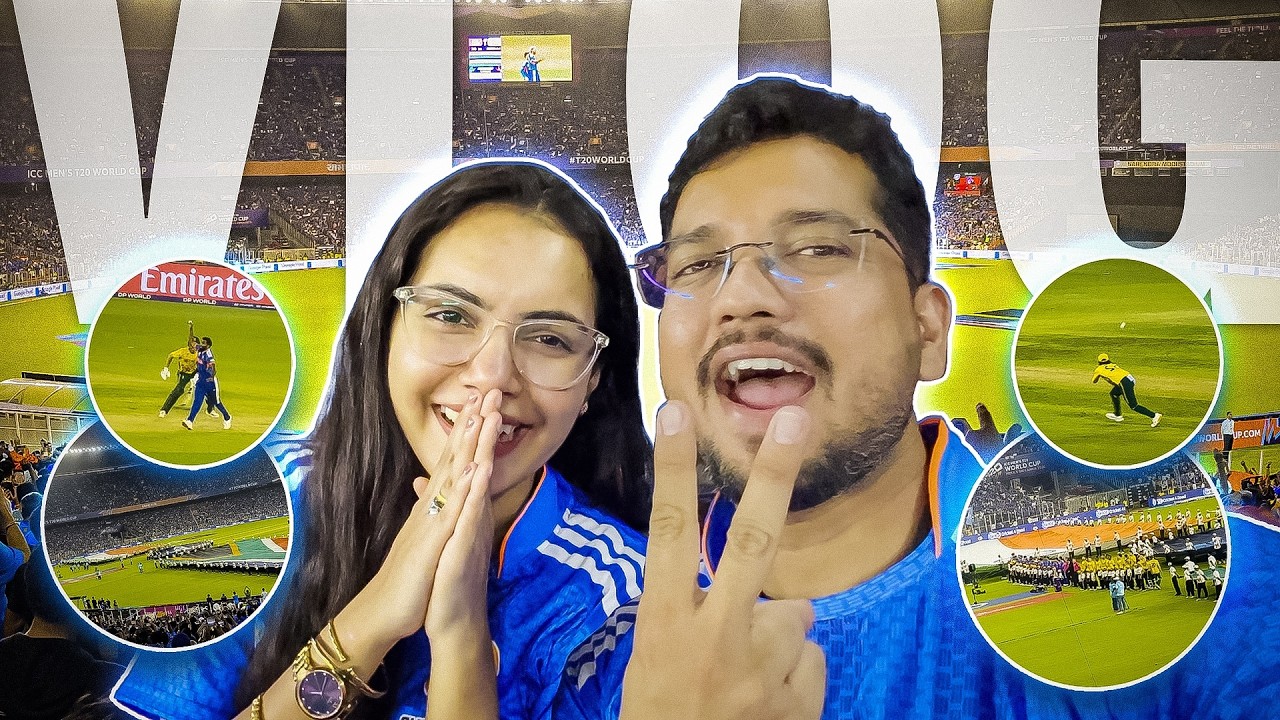90,000+ Fans Roaring for INDIA 🇮🇳 | World Cup Match 2026 | Narendra Modi Stadium | Live Match Vlog 