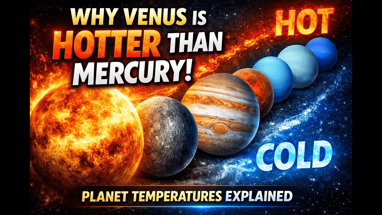 Why Every Planet Has a Different Temperature | Mercury to Neptune Explained