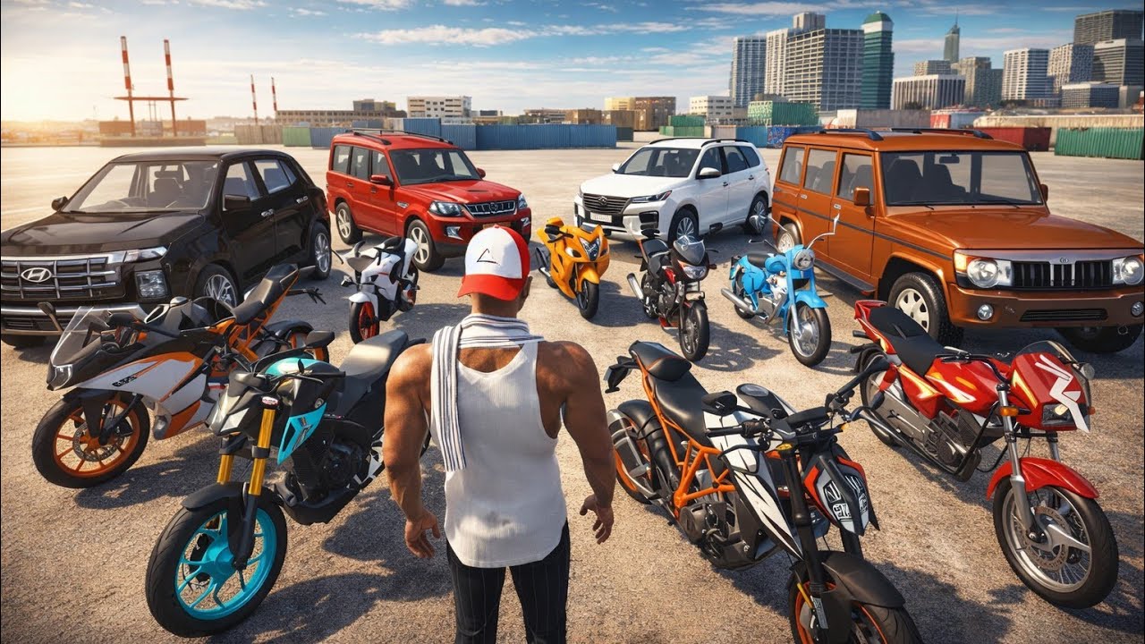 💯Indian Theft Auto Game 😱| KhinchiGamerz 😇Indian Bike Driving 3D Video
